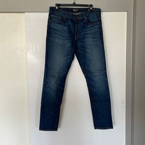 Madewell Mens Slim Jean in Stratfield Wash